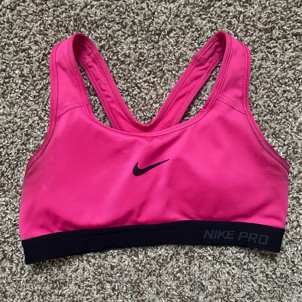 Pink Nike Sports Bra